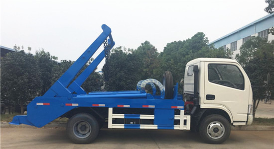 東風(fēng)多利卡擺臂式垃圾車(chē)︱5噸擺臂式垃圾車(chē)圖片