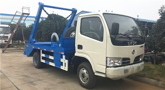 東風(fēng)多利卡擺臂式垃圾車(chē)︱5噸擺臂式垃圾車(chē)圖片